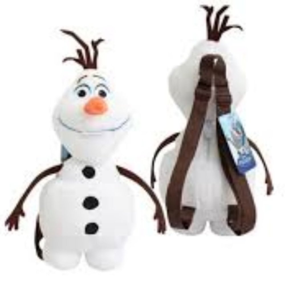NEW.Disney Frozen Olaf Plush Backpack